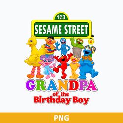 Grandpa Of The Birthday Boy PNG, Sesame Street PNG, Sesame Street Character PNG