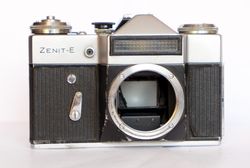 Zenit E body USSR SLR 35mm film camera KMZ M42 mount