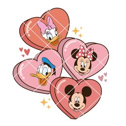 Valentines Mouse Svg, Disney Valentines Svg, Magical Heart Valentine Svg, Disney Character Svg