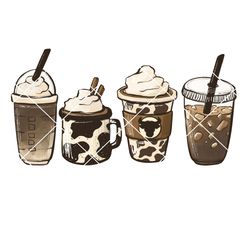 Cows And Coffee Png, Iced Coffee Latte Png, Farmer Png, Farm Life Png