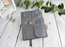 leather journal refillable, a6 planner binder