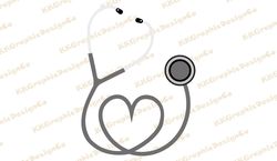 Stethoscope svg Nurse svg Doctor svg Nurse life svg Medical svg Nursing svg Heart stethoscope Healthcare svg