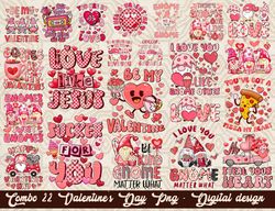 Retro Groovy Valentine png bundle,Love Like Jesus Png, Hello Valentine,you are so loved png, Love Xoxo,digital download
