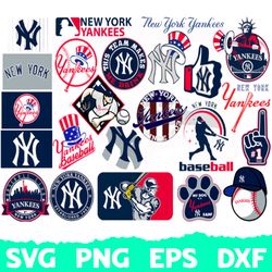 New York Yankees Logo SVG, New York Yankees PNG, Cricut New York Yankees, New York Yankees Logo, MLB Team Logo, MLB Team