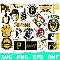 Pittsburgh Pirates Logo SVG, Pittsburgh Pirates PNG, Cricut Pittsburgh Pirates, Pittsburgh Pirates Logo, MLB Team Logo