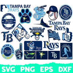 Tampa Bay Rays Logo SVG, Tampa Bay Rays PNG, CricutTampa Bay Rays, Tampa Bay Rays Logo, MLB Team Logo, MLB Team SVG, MLB