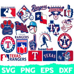 Texas Rangers Logo SVG, Texas Rangers PNG, Cricut Texas Rangers, Texas Rangers Logo, MLB Team Logo, MLB Team SVG