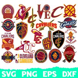 Cleveland Cavaliers svg, Basketball Team svg, Basketball svg, NBA svg, NBA logo, NBA Teams Svg, Png, Dxf