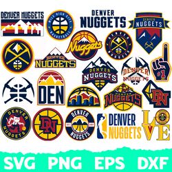 Denver Nuggets svg, Basketball Team svg, Basketball svg, NBA svg, NBA logo, NBA Teams Svg, Png, Dxf