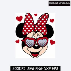 Mouse Hearts SVG, Valentine svg, Mouse Valentine's day svg, Valentines svg, hearts gradient, Valentines Day svg