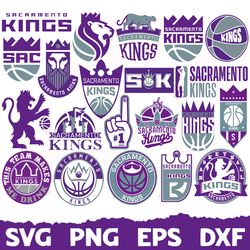 Sacramento Kings svg, Basketball Team svg, Basketball svg, NBA svg, NBA logo, NBA Teams Svg, Png, Dxf