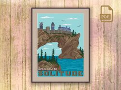 Welcome to Solitude Cross Stitch Pattern
