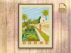Visit Dorne Cross Stitch Pattern