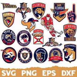Florida Panthers SVG, Florida Panthers Bundle, Florida Panthers logo, NHL Bundle, NHL Logo, NHL ,SVG, PNG, EPS, DXF