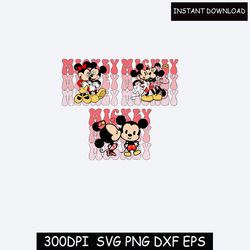 Minnie and Mickey Valentine SVG, Digital File