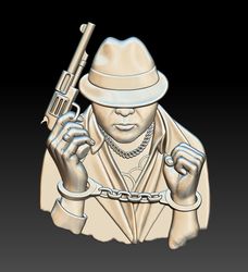 3D Model STL file Panel Gangster for CNC Router Aspire Artcam 3D Printer Engraver Carving Milling