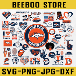 Denver Broncos Svg Bundle, Clipart Bundle, NFL teams, NFL svg, Football Teams svg