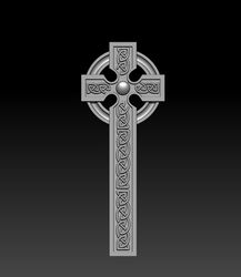 3D Model STL file Cross with ornament for CNC Router