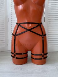 Harness belt MESH, harness lingerie, harness garter belt, cage belt, strappy, bdsm lingerie, harnesses, harness women