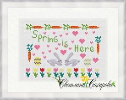 the scheme for embroidery spring is already here