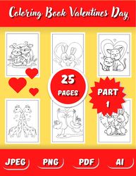 Valentines Day Coloring Pages, Part 1