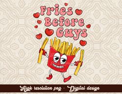 Fries Before Guys PNG, Matching Patches and Seamless Leopard Pattern Included, Valentines Png, Digital Download, Sublima