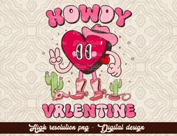 Western Valentines sublimation - Valentines png - Western png - Groovy valentines png - Valentines day png - Love - Howd