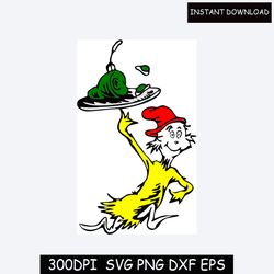 Dr. Seuss svg, Green eggs ham svg, I do not like them Sam I am svg cut files, sublimation print, png, dxf, digital files