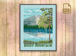 Welcome to Rocky Mountain Cross Stitch Pattern