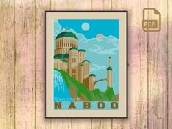 Welcome to Naboo Cross Stitch Pattern