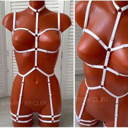 Harness bodysuit GIGI, harness lingerie, harness body, cage body, bdsm lingerie, harnesses, harness womem