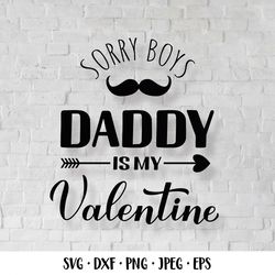 Daddy is my Valentine SVG. Valentines day for kids
