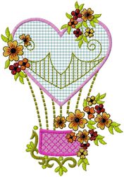 Flower hoop embroidery design is suitable for all embroidery machines. Floral embroidery design
