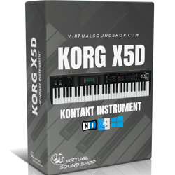 Korg X5D Kontakt Library Virtual Instrument NKI Software