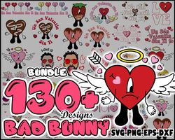 Bad Bunny valentine bundle SVG , Bad Bunny valentine PNG, Cutting Image, File Cut , Digital Download, Instant Download