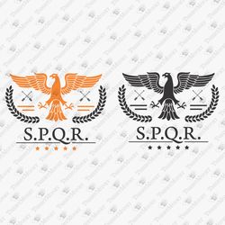 SPQR Senatus Populusque Romanus Ancient Rome History Lover SVG Cut File