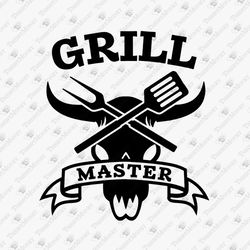 Grill Master BBQ Barbecue Chef Grilling T-Shirt Sublimation Design SVG Cut File
