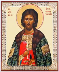 Saint Igor Prince of Chernigov and Kiev icon | Orthodox gift | free shipping from the Orthodox store
