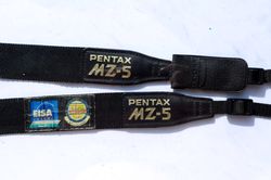 Pentax MZ-5 logo original genuine camera neck shoulder strap with case