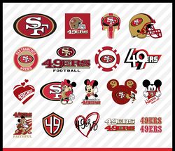 San Francisco 49ers Logo, 49ers Svg, SF 49ers Cut Files, San Francisco 49ers Png Images, 49ers Layered Svg, Cricut Files