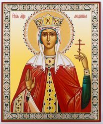 Saint Ludmila of Bohemia icon | Orthodox gift | free shipping from the Orthodox store