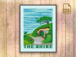 Visit Shire Cross Stitch Pattern