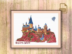 Magic Castle Cross Stitch Pattern