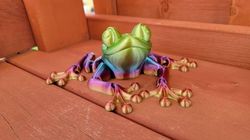 Articulated Frog, Flexible Frog Toy, Fun Toy for Kids