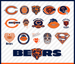 Chicago Bears Logo, Chicago Bears Svg, Chicago Bears Svg Cut Files Bears Png Images Chicago Bears Layered Svg For Cricut