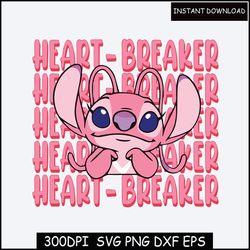 Stitch svg, Angel svg, Stitch and Angel, Love svg, Valentines svg, stitch love svg Digital Instant Download