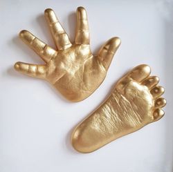 Casts  of babies hands and feet. Cast hands baby. Gift for Mother s Day. Baby handprint kit.