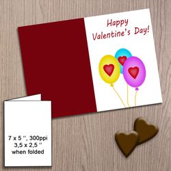 Digital Valentine's greeting card