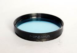G-1,4x 52mm blue lens filter 52x0.75 52x0,75 USSR for Helios-44M 44M-4 44M-6