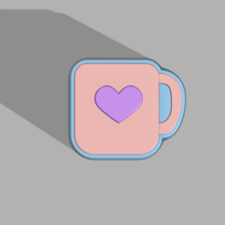 Cup with a heart STL FILE